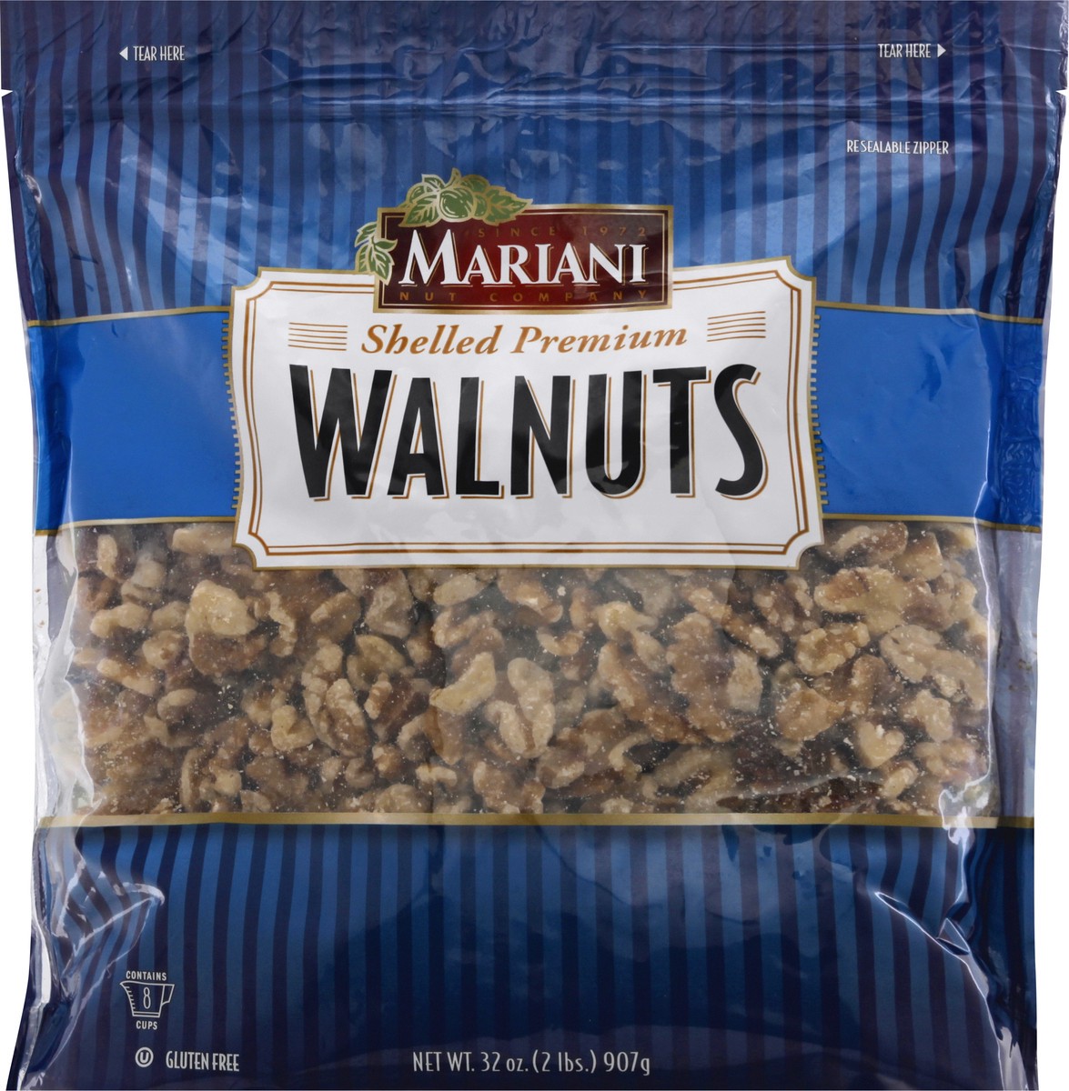 slide 10 of 13, Mariani Shelled Premium Walnuts 32 oz, 32 oz