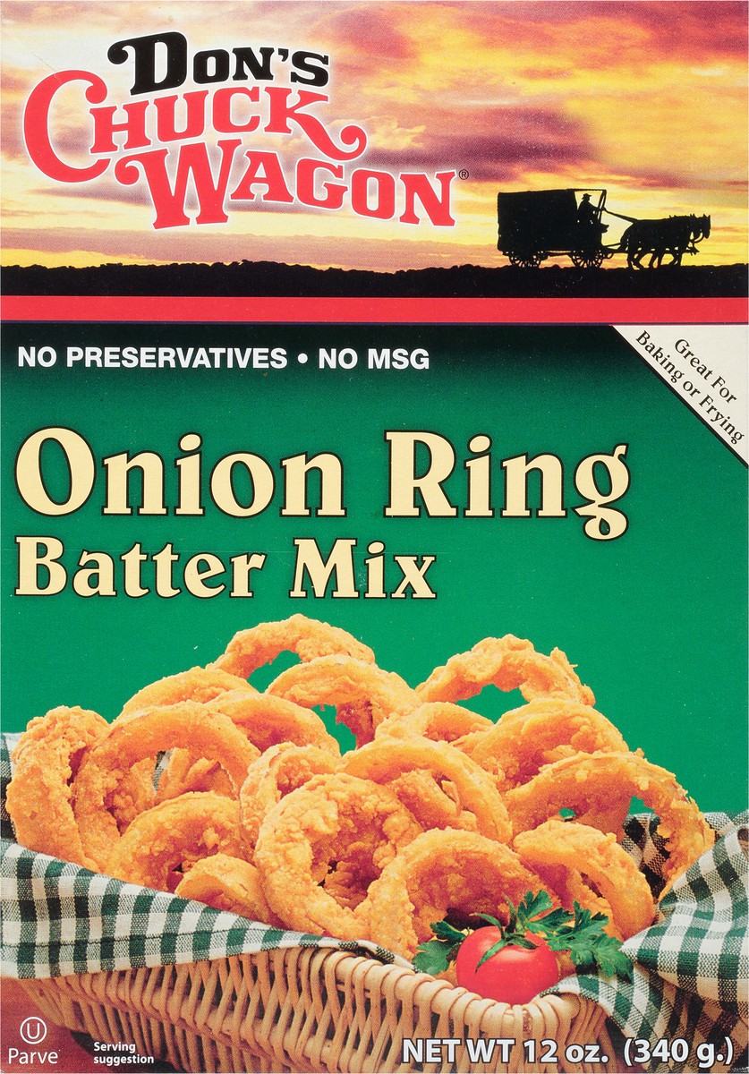 slide 1 of 9, Don's Chuck Wagon Onion Ring Batter Mix 12 oz Box, 12 oz