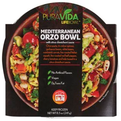 PuraVida Life Bowl Mediterranean Orzo Bowl 8.5 oz