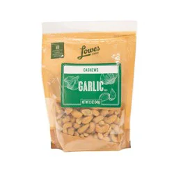Lowes Foods Brown Bag Garlic Cashews