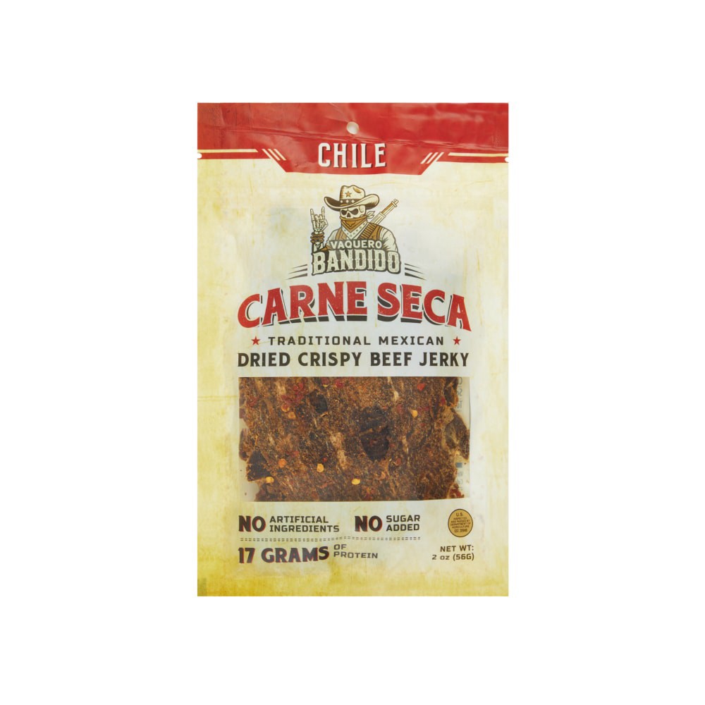 slide 1 of 1, Vaquero Bandido Carne Seca W Chile, 2 oz