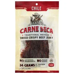 Vaquero Bandido Dried Crispy Chile Beef Jerky 2 oz
