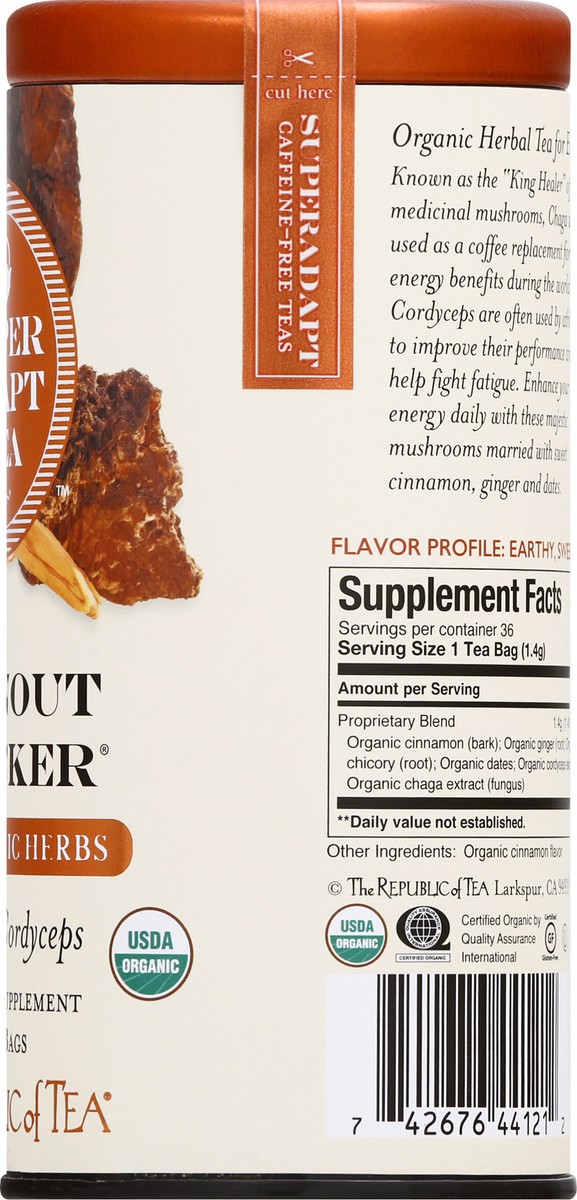 slide 5 of 9, The Republic of Tea Bags Burnout Blocker Super Adapt Tea - 36 ct, 36 ct