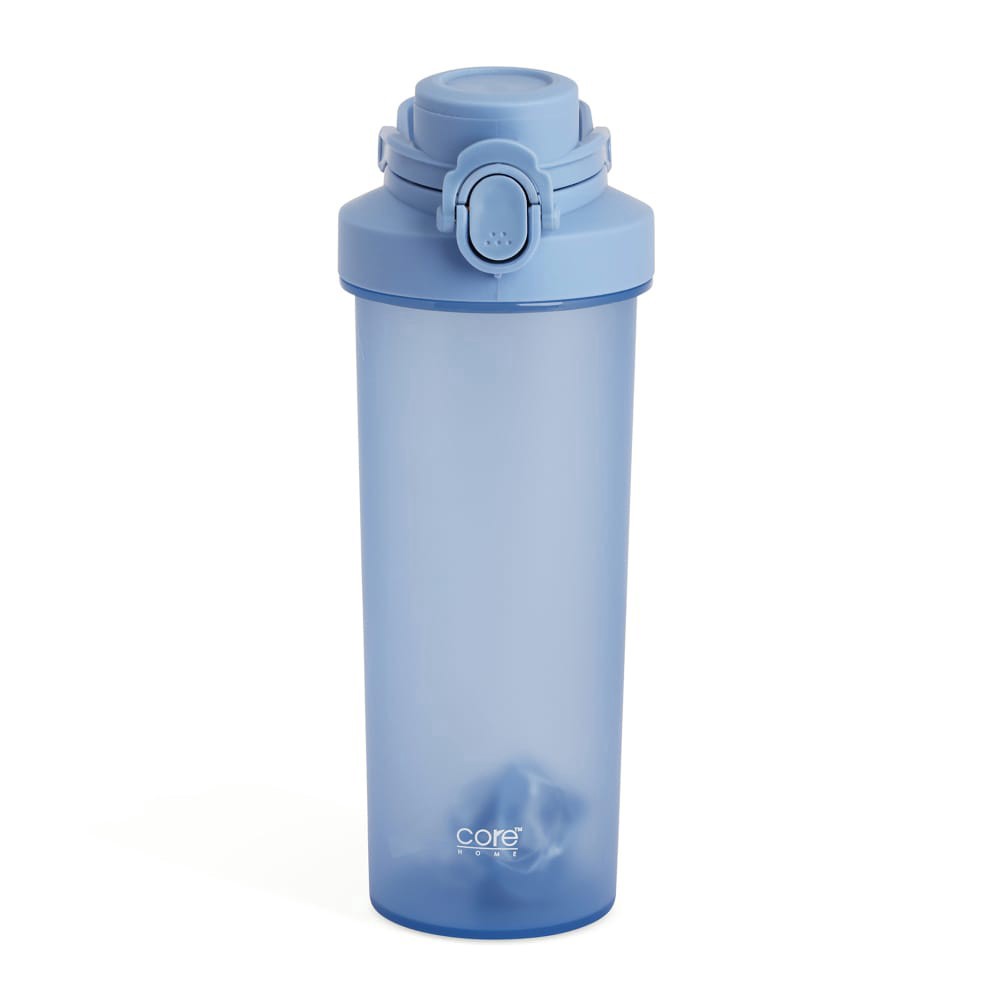 slide 2 of 3, Core Home Protein Shaker - Blue, 23.5 oz
