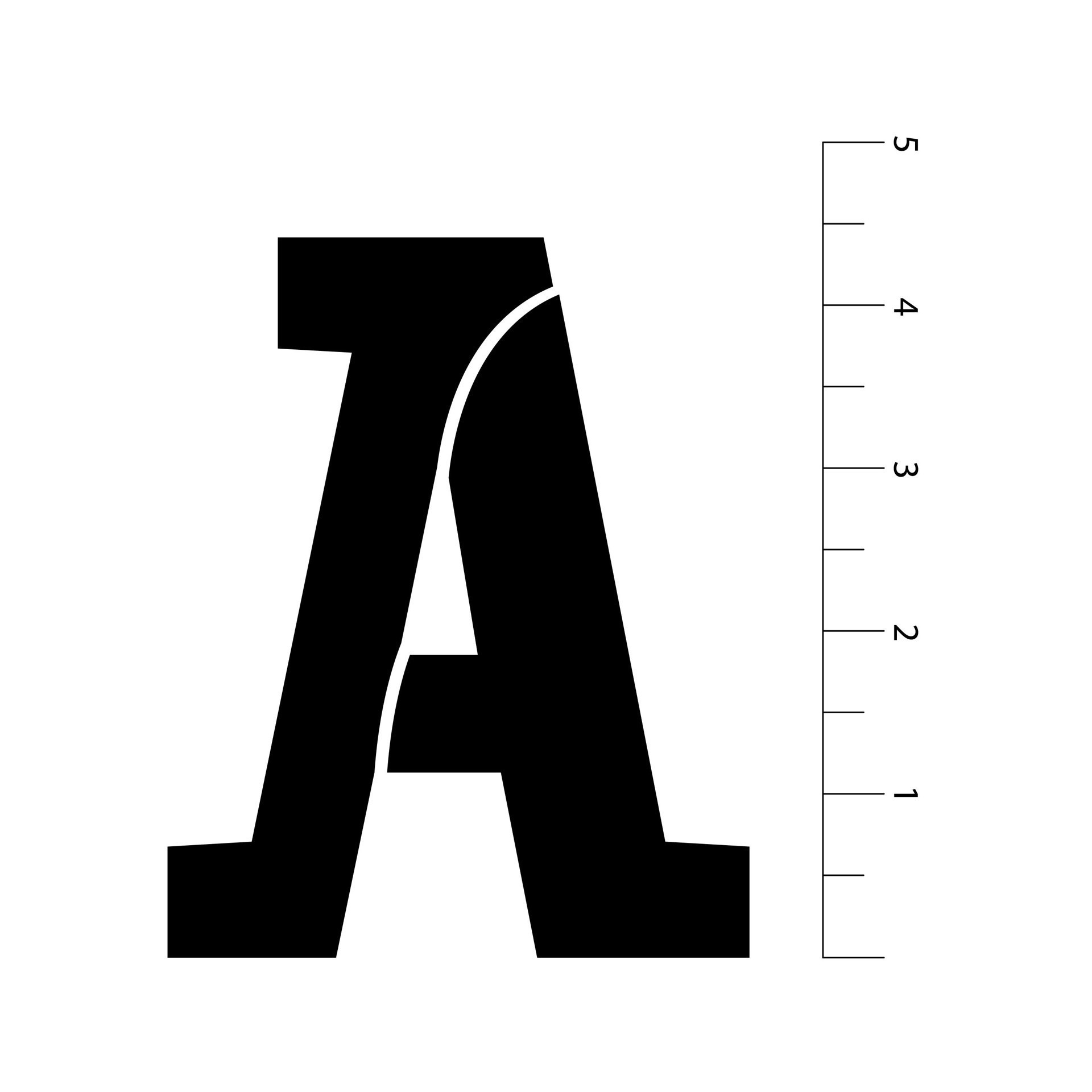 slide 2 of 4, 4.5" Serif Alphabet Stencils By Craft Smart, 4.5 in