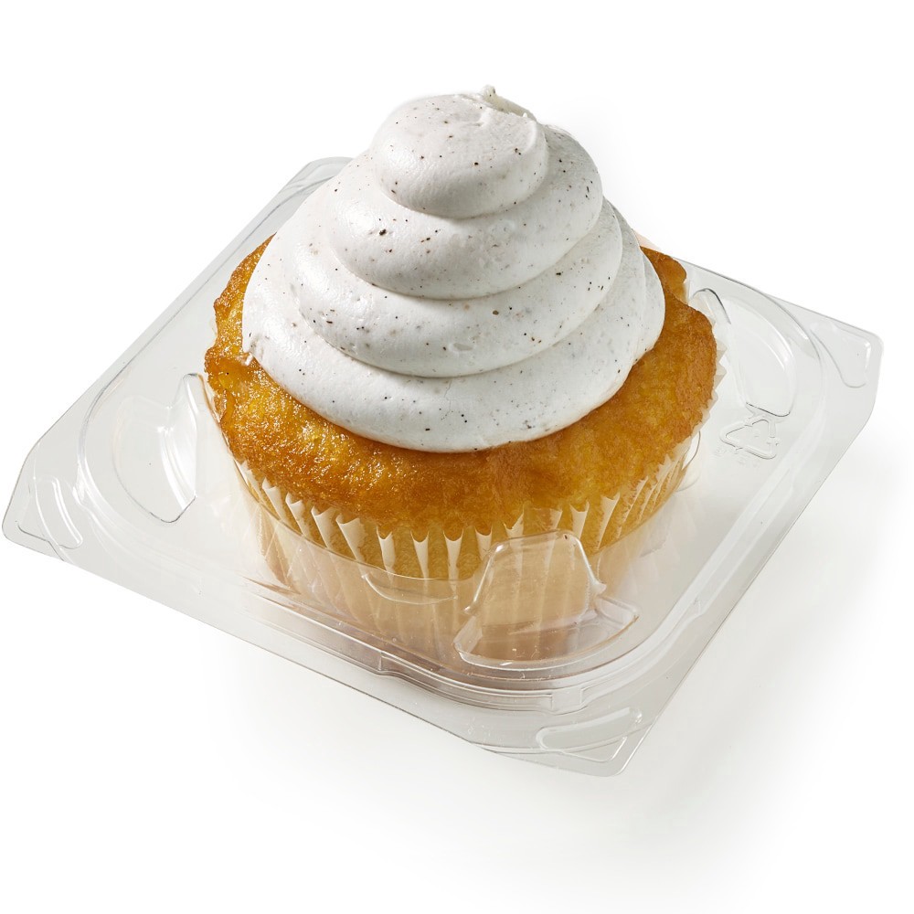 slide 3 of 3, Private Selection Jumbo Vanilla Bean Cupcake, 6 oz