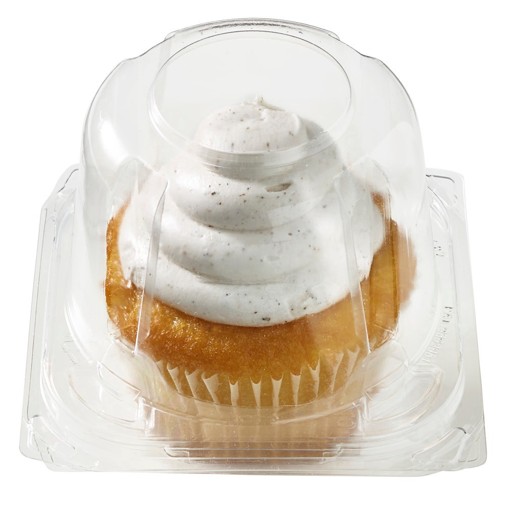 slide 1 of 3, Private Selection Jumbo Vanilla Bean Cupcake, 6 oz