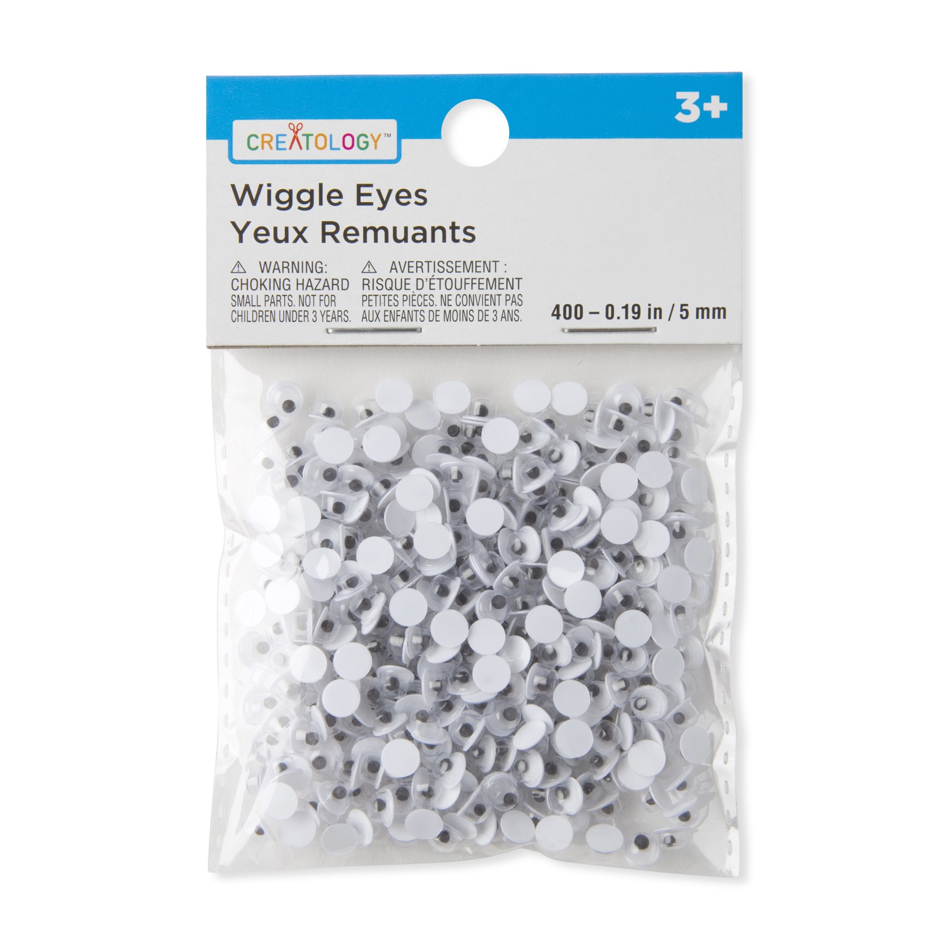 slide 2 of 2, Flat Back Wiggle Eyes Value Pack By Creatology, 5 mm