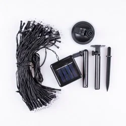 HD Designs Outdoor Solar String Lights