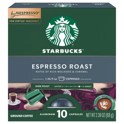 Starbucks by Nespresso Vertuo Line Espresso 10 ct