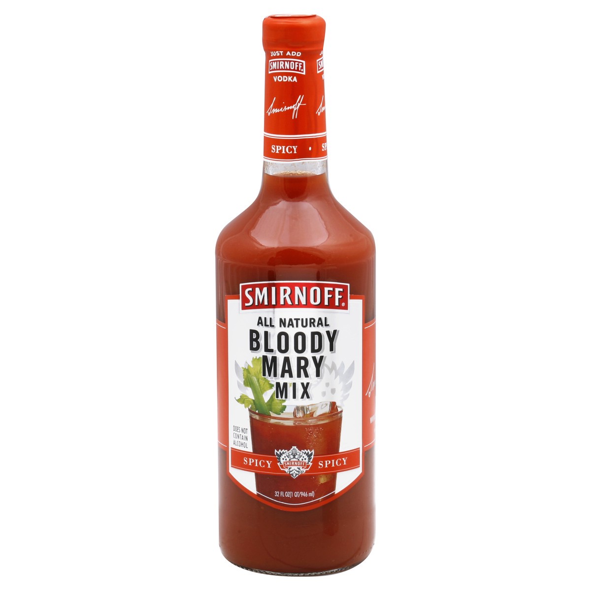 slide 3 of 3, Smirnoff Bloody Mary Mix - 32 oz, 32 oz