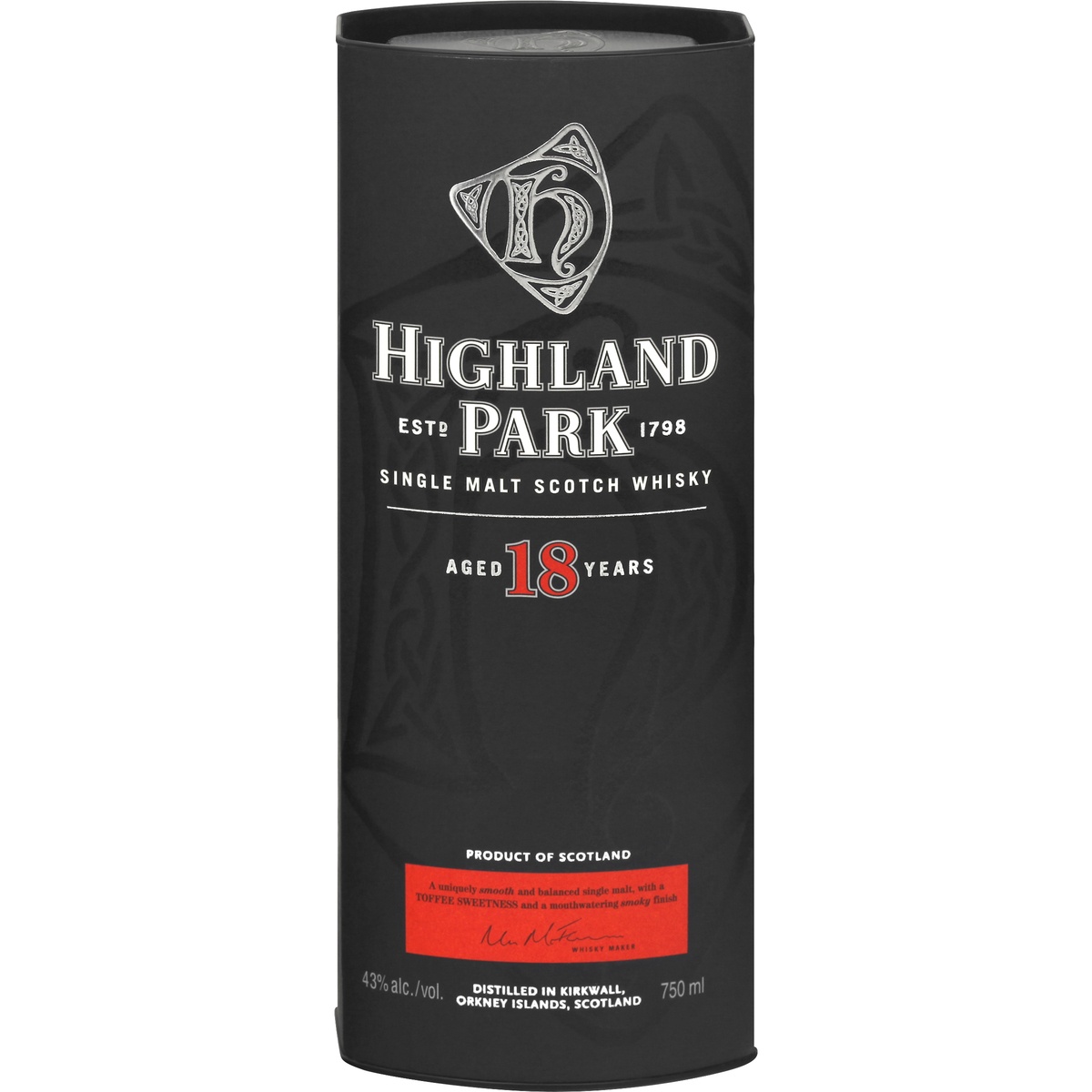 slide 1 of 1, Highland Park 18 Year Viking Pride Whisky, 750 ml
