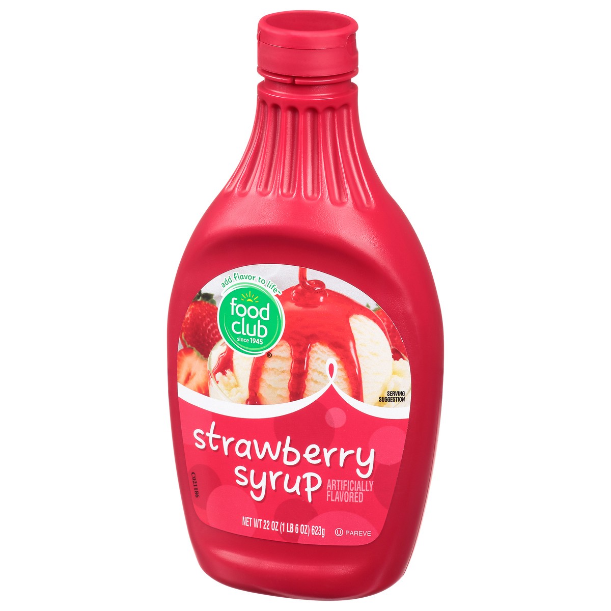 slide 3 of 11, Food Club Strawberry Syrup, 22 oz