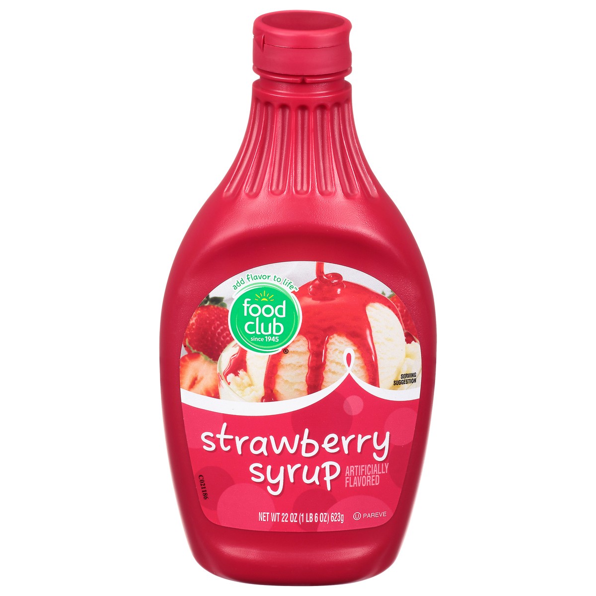 slide 1 of 11, Food Club Strawberry Syrup, 22 oz