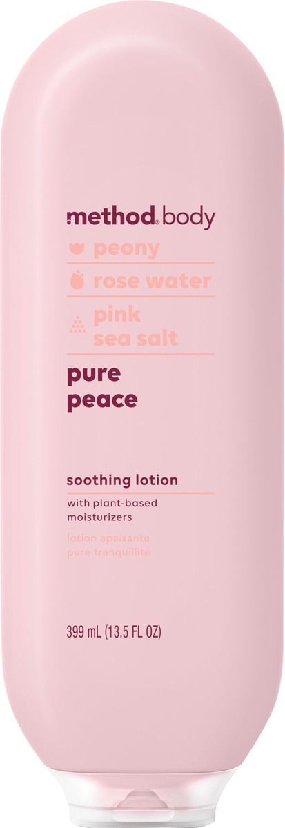 slide 5 of 7, Method Daily Lotion, Pure Peace, 14 Ounce, 13.5 fl oz