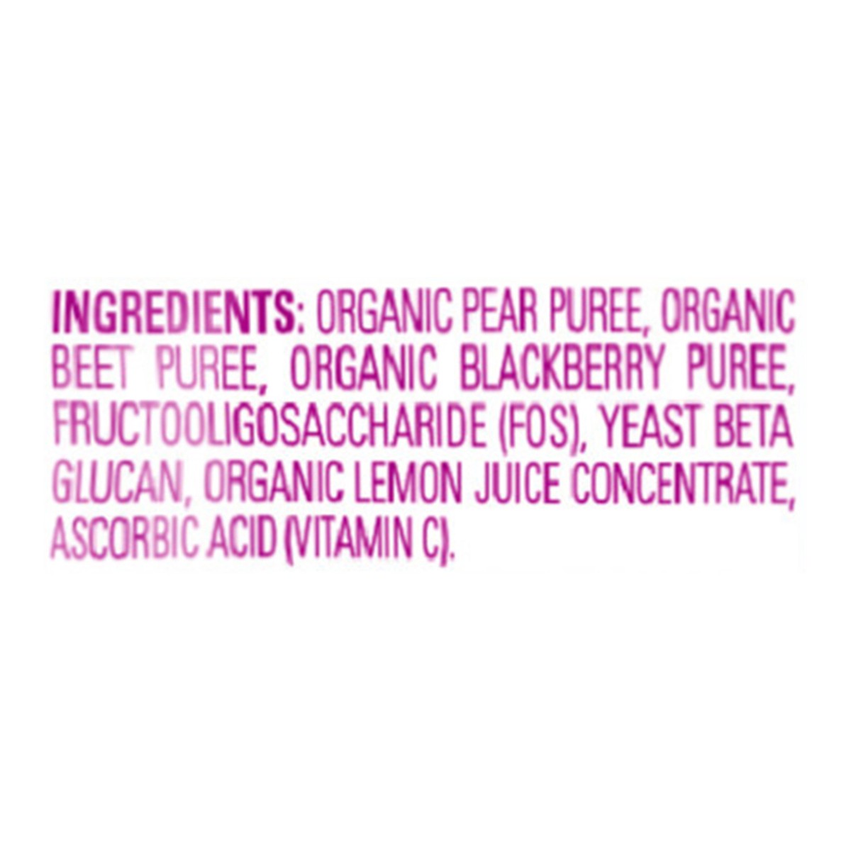 slide 5 of 6, Happy Tot Organics Super Bellies Stage 4 Immune + Digestive Support Blend Organic Pears, Beets & Blackberries Pouch 4 oz UNIT, 4 oz