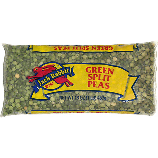 slide 1 of 1, Jack Rabbit Green Split Peas, 1 lb
