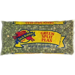 Jack Rabbit Green Split Peas - 1 lb