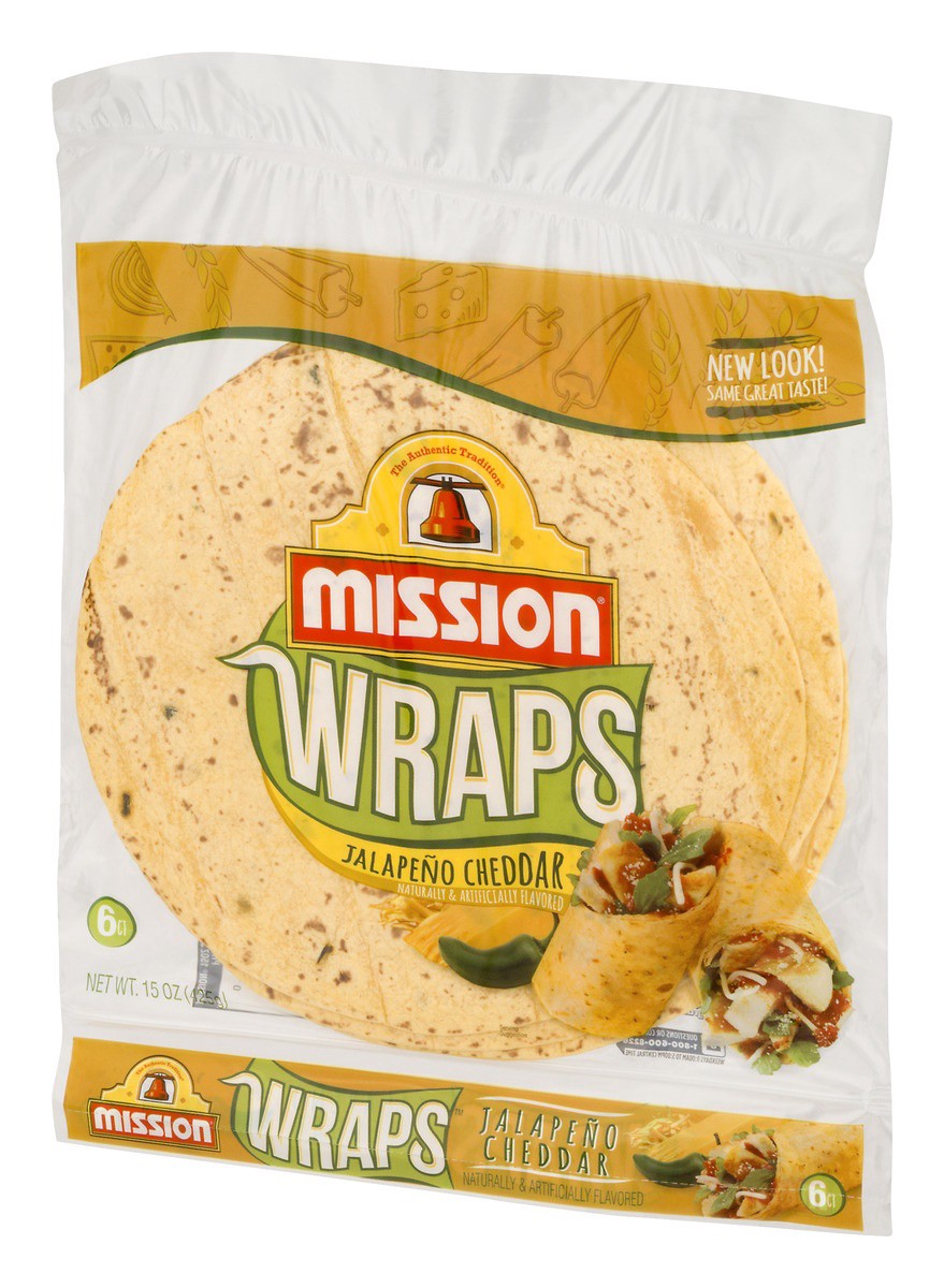 slide 5 of 10, Mission Wraps 6 ea, 6 ct; 15 oz