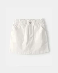 Oshkosh Girls Utility Skirt - White - Size 7