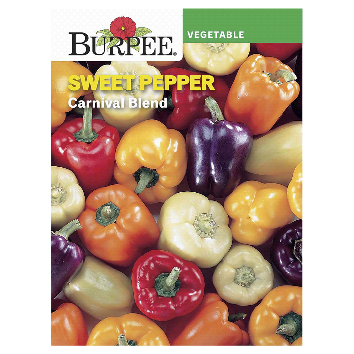 slide 1 of 5, Burpee Carnival Blend Sweet Pepper Seeds - Multi-Color, 200 mg