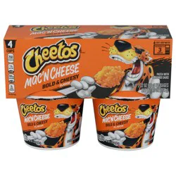 Cheetos Bold & Cheesy Flavor Mac'n Cheese 4 - 2.32 oz Packages