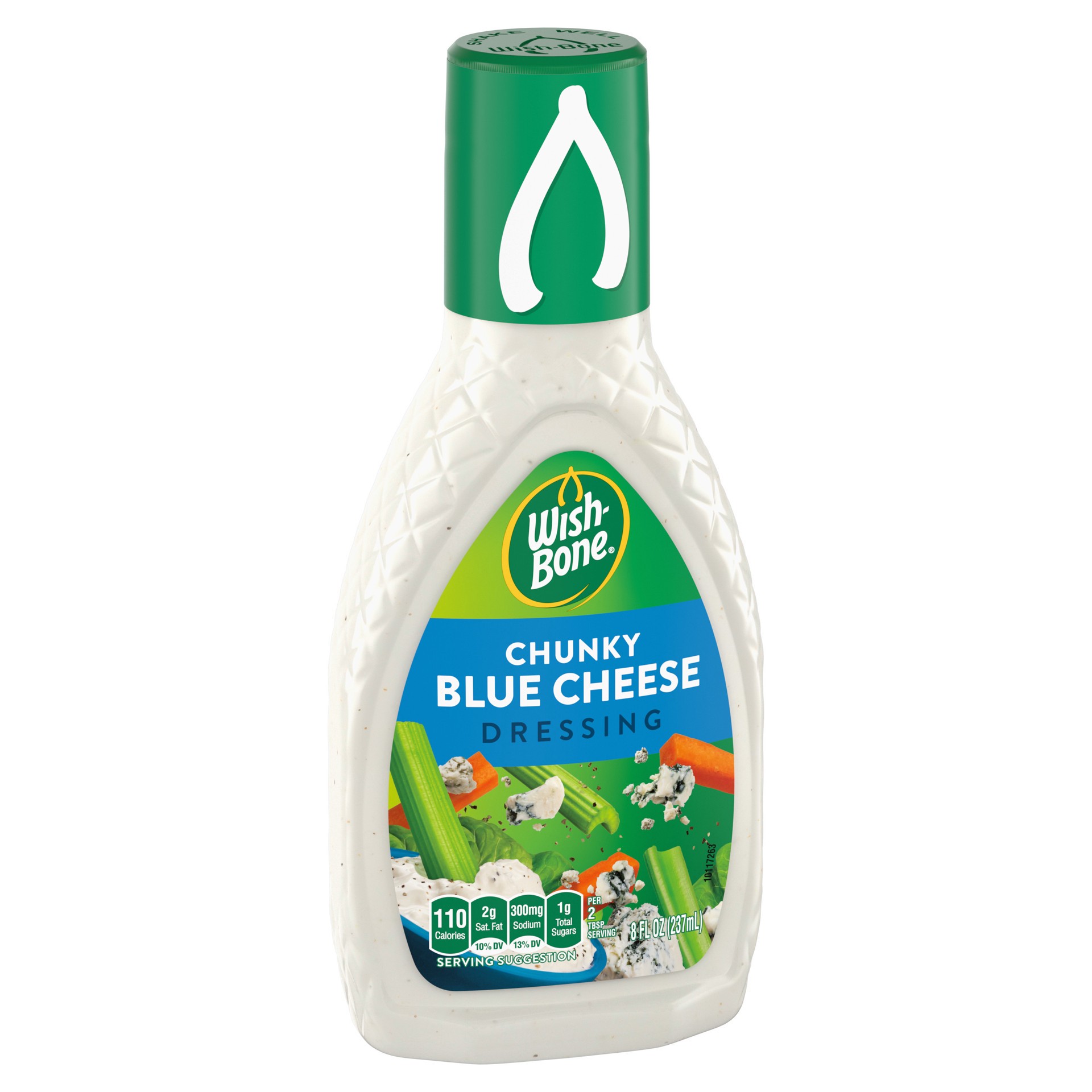 slide 2 of 5, Wish-Bone Chunky Blue Cheese Dressing 8 fl oz, 8 fl oz