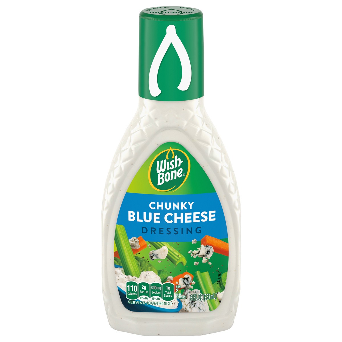 slide 1 of 5, Wish-Bone Chunky Blue Cheese Dressing 8 fl oz, 8 fl oz