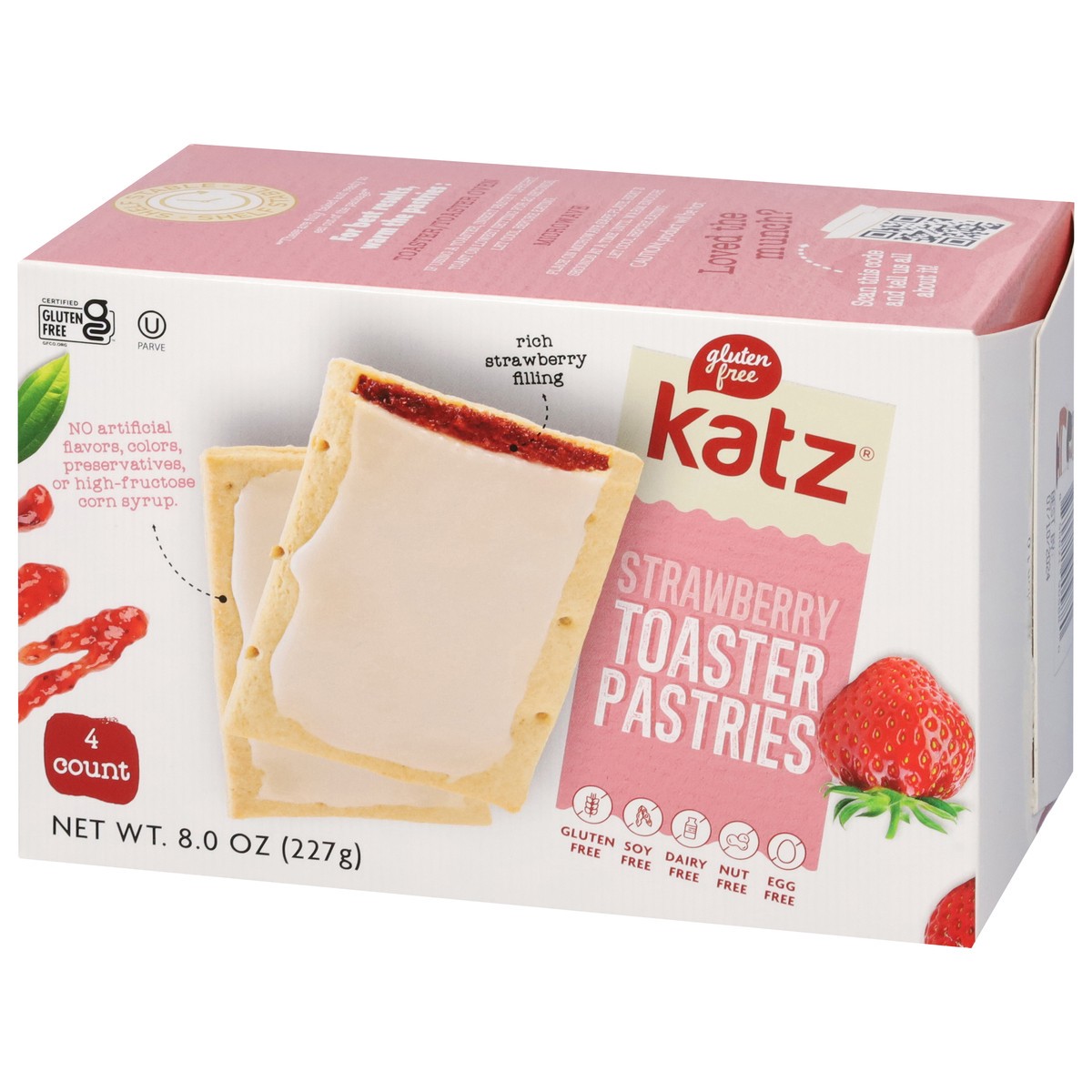 slide 14 of 16, Katz Strawberry Toaster Pastries 4 ea, 4 ct