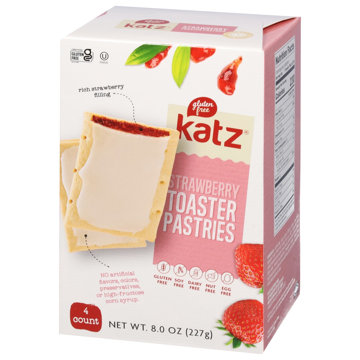 slide 11 of 16, Katz Strawberry Toaster Pastries 4 ea, 4 ct