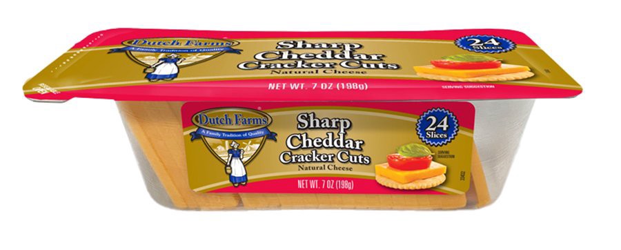slide 1 of 1, Dutch Farms D/Farms Crackr Cut Ched Sharp, 7 oz