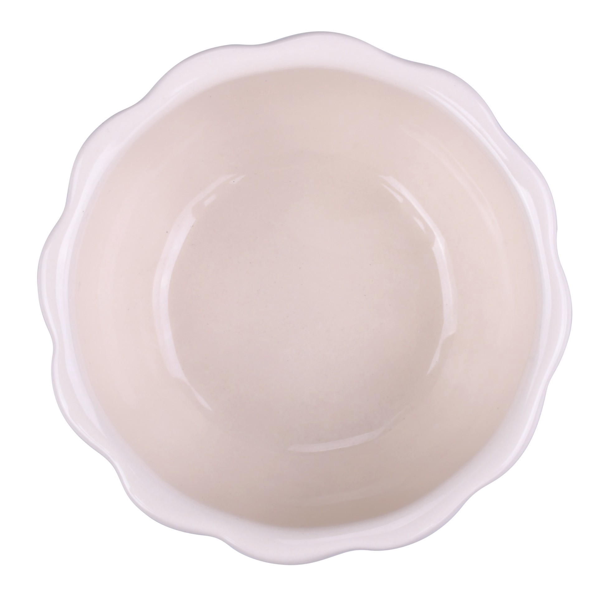 slide 4 of 4, 4" Cream Ceramic Pumpkin Ramekin By Makery, 4 in x 4 in x 2 in