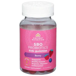 Ancient Nutrition Sbo Probiotic Berry Flavor Kids Gummies