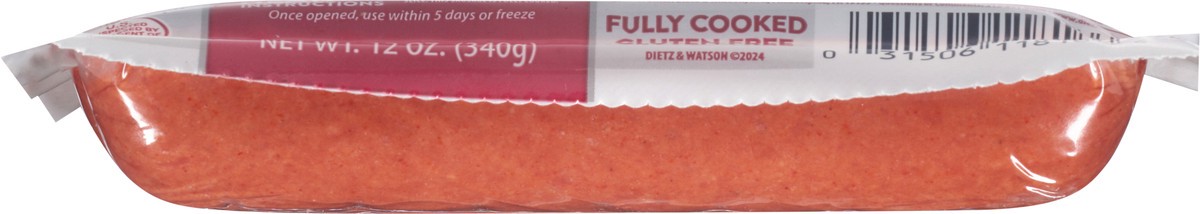 slide 3 of 13, Dietz & Watson Beef Hot Sausages, 12 oz