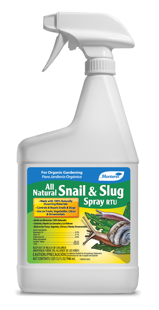 slide 1 of 2, Monterey All Natural Snail & Slug Spray, 32 fl oz