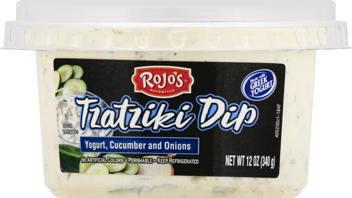 slide 3 of 12, Rojo's Tzatziki Dip 12 oz, 12 oz