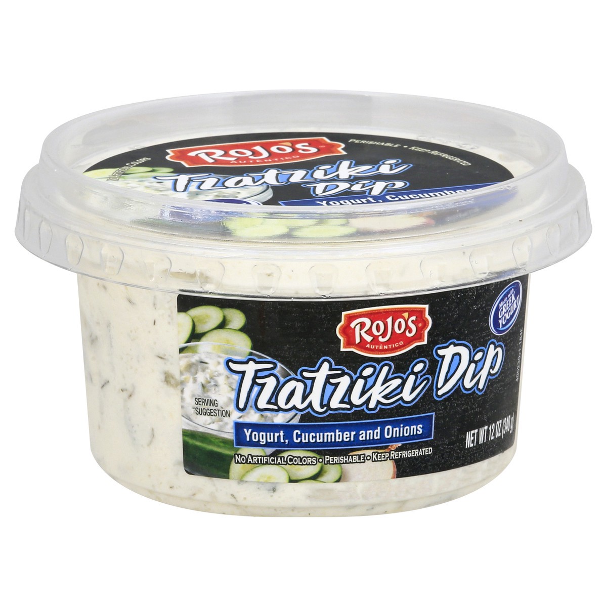 slide 12 of 12, Rojo's Tzatziki Dip 12 oz, 12 oz