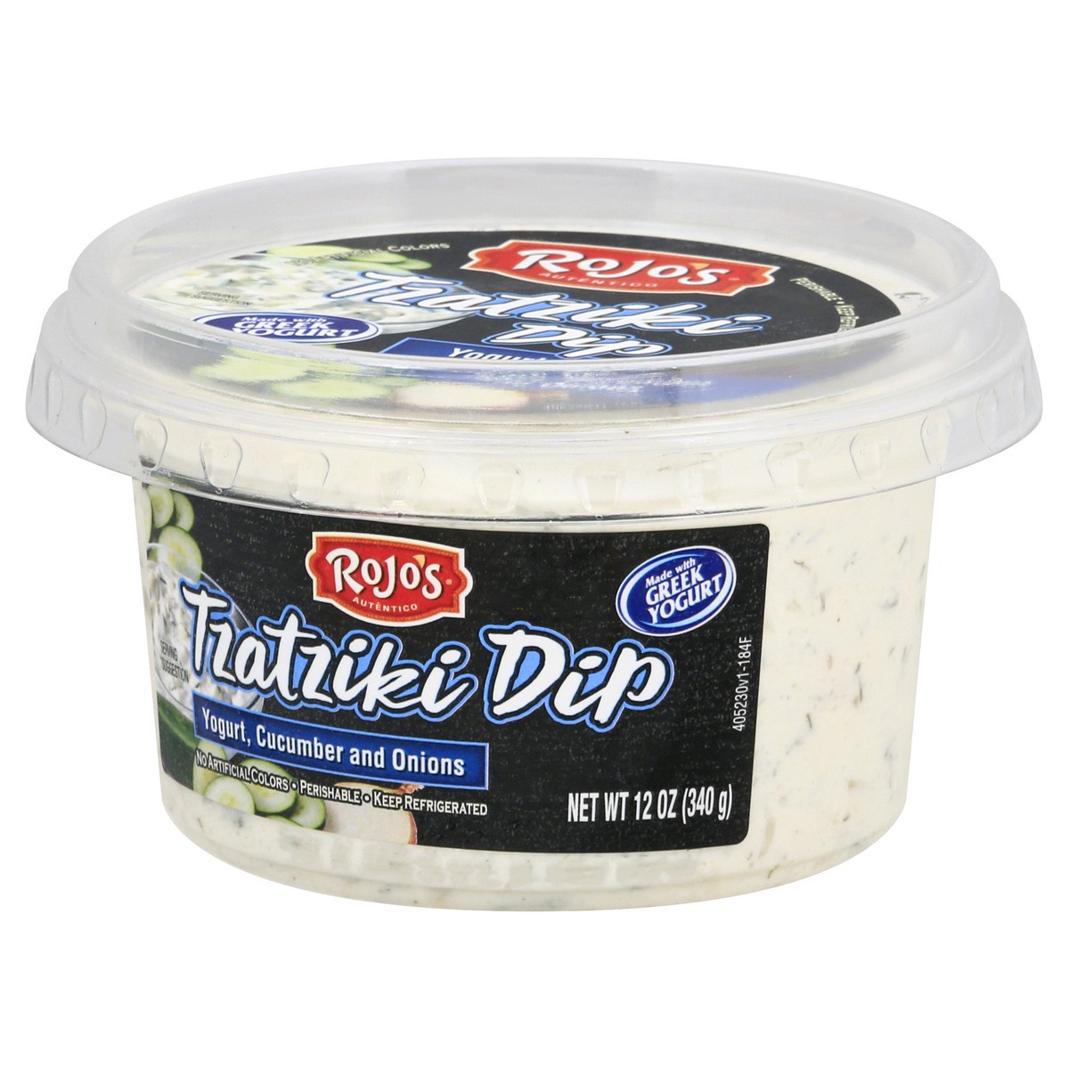 slide 5 of 12, Rojo's Tzatziki Dip 12 oz, 12 oz