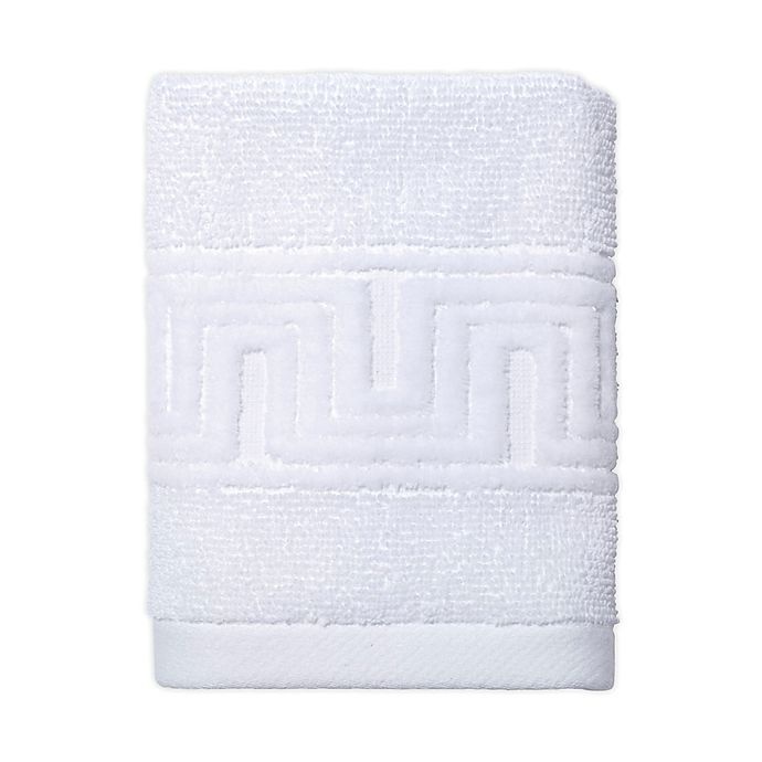 slide 1 of 1, Now House by Jonathan Adler Gramercy Washcloth - White, 1 ct