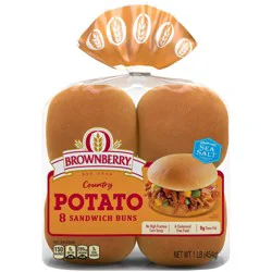 BROWNBERRY Country Potato Sandwich Buns
