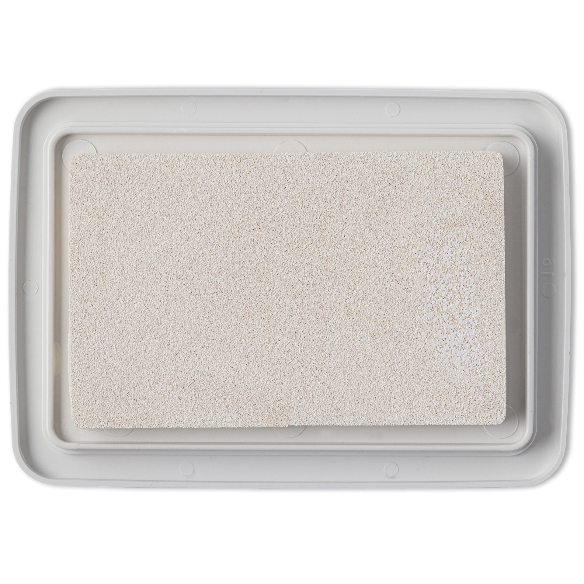 slide 3 of 4, Ranger Pigment Glacier White Ink Pad, 3 in x 2 in