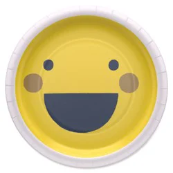 American Greetings 9 Inch Birthday Paper Plates - Smiley Faces