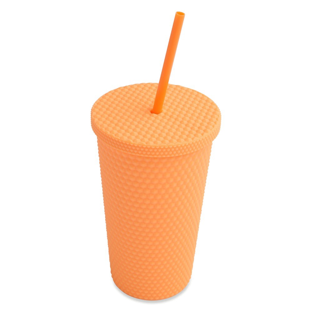 slide 2 of 4, Core Home Studded Tumbler - Orange, 16 oz