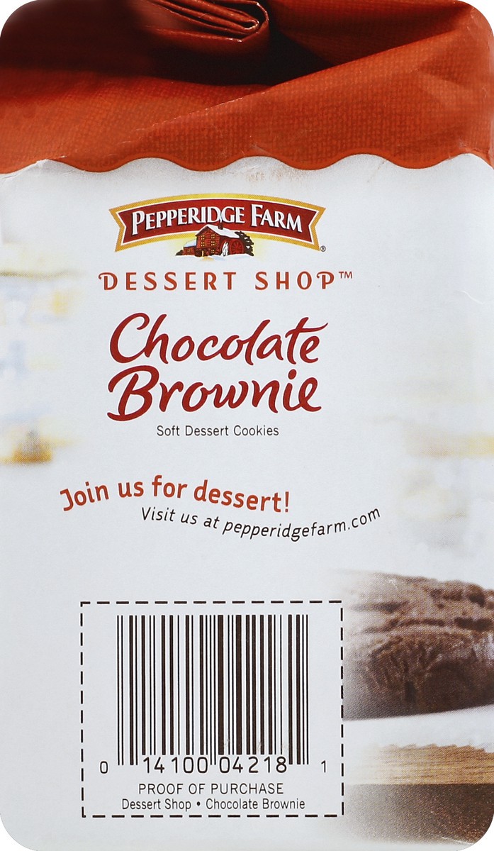 slide 5 of 6, Pepperidge Farm Dark Chocolate Brownie Cookies, 8.6 oz