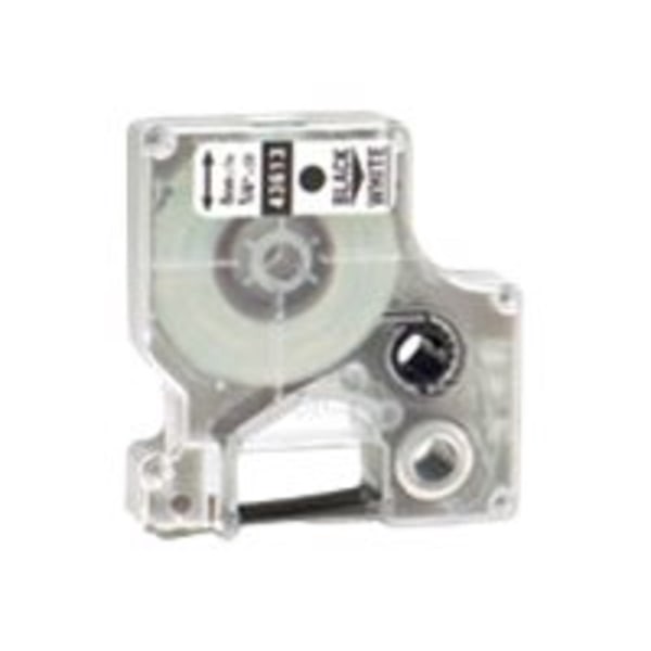 slide 5 of 7, DYMO D1 Standard Tape Cartridge For Dymo Label Makers, 1/4in x, Black on White, 23 ft
