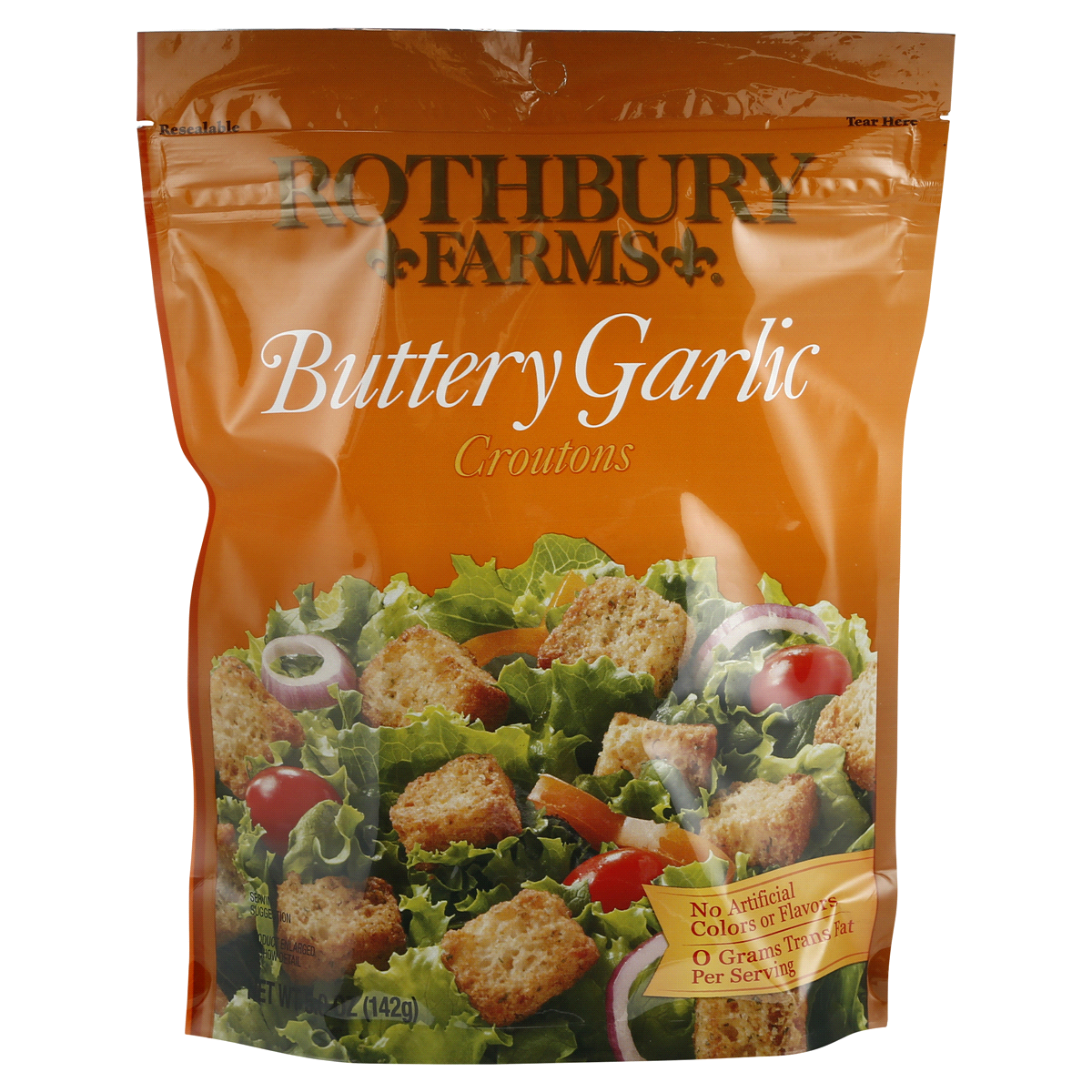 slide 1 of 1, Rothbury Farms Buttery Garlic French Style Croutons, 6 oz