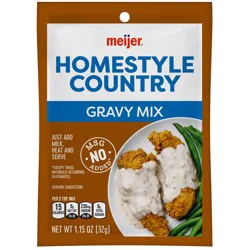Meijer Homestyle Country Gravy Mix, 1.15 Oz
