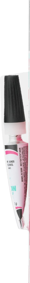 slide 5 of 9, L.A. Colors Fast Action Drip Proof Nail Glue 0.1 oz, 0.1 oz