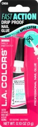 L.A. Colors Fast Action Drip Proof Nail Glue 0.1 oz
