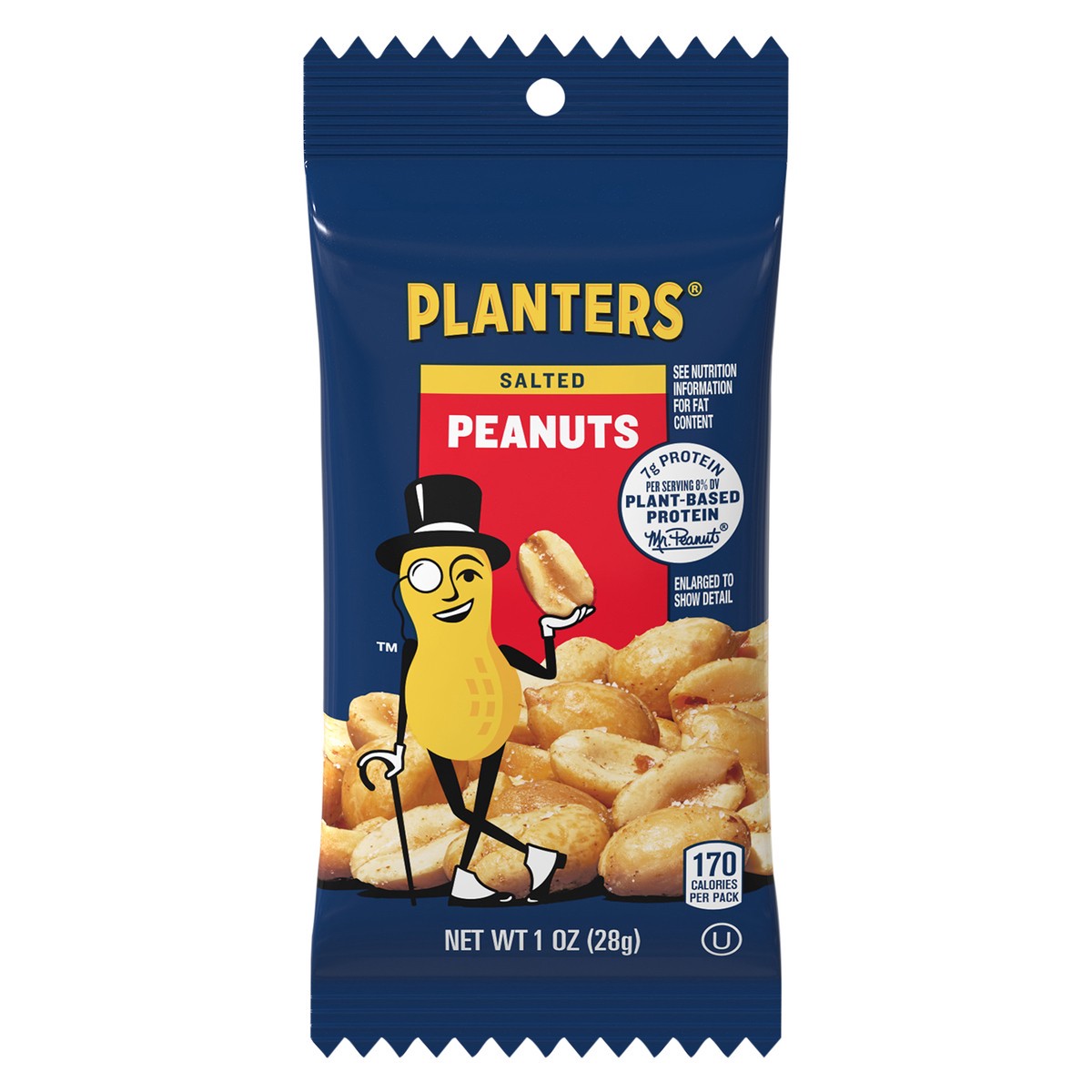 slide 9 of 13, Planters Salted Peanuts 1 oz, 1 oz